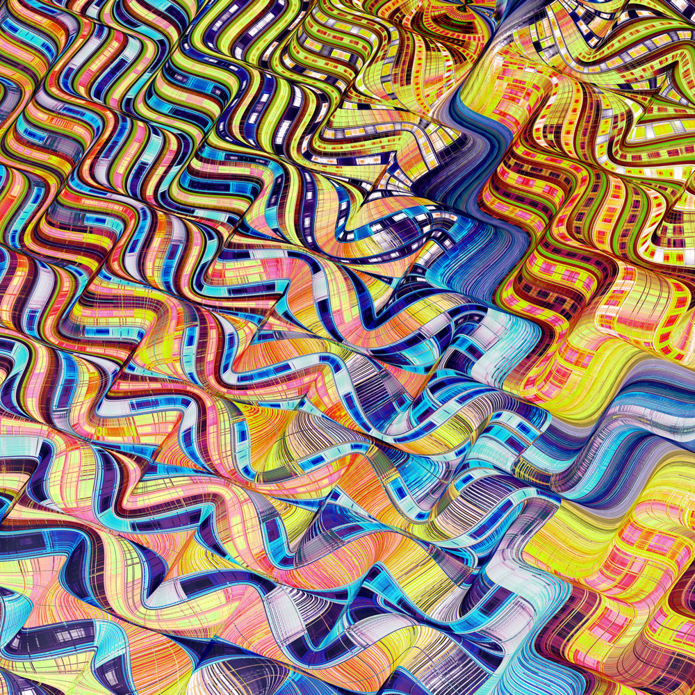 Inpakpapier fractaal Inpakpapier fractaal