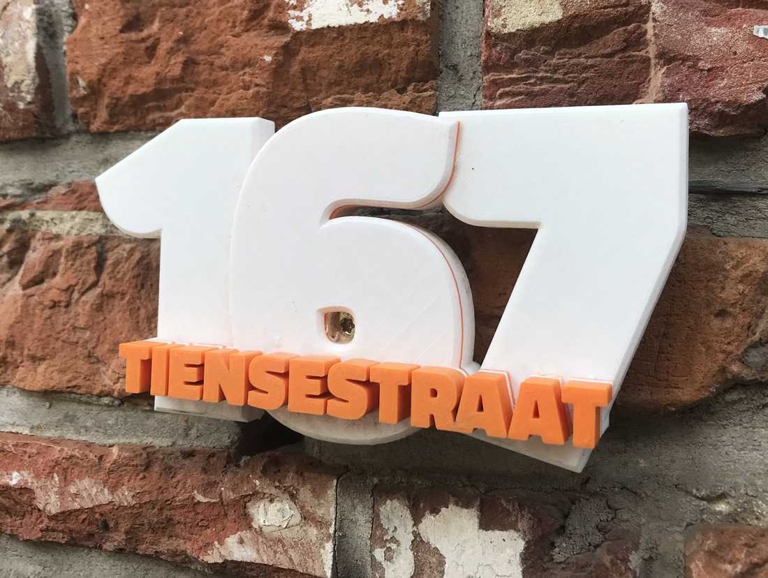 Tiensestraat 167 in 3D print